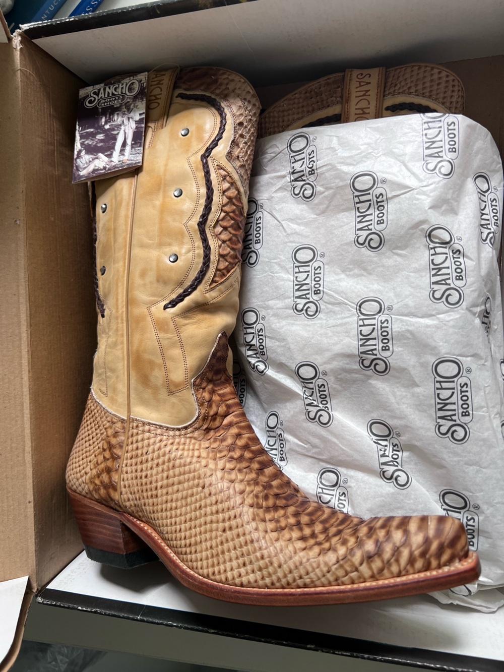 NIB 💯 authentic Sancho Abarca Western boots - Picture 7 of 8